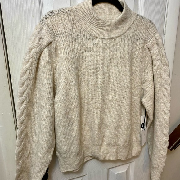1. State Womens Open Back Knit Mock Turtleneck Sweater, XL - Picture 4 of 6